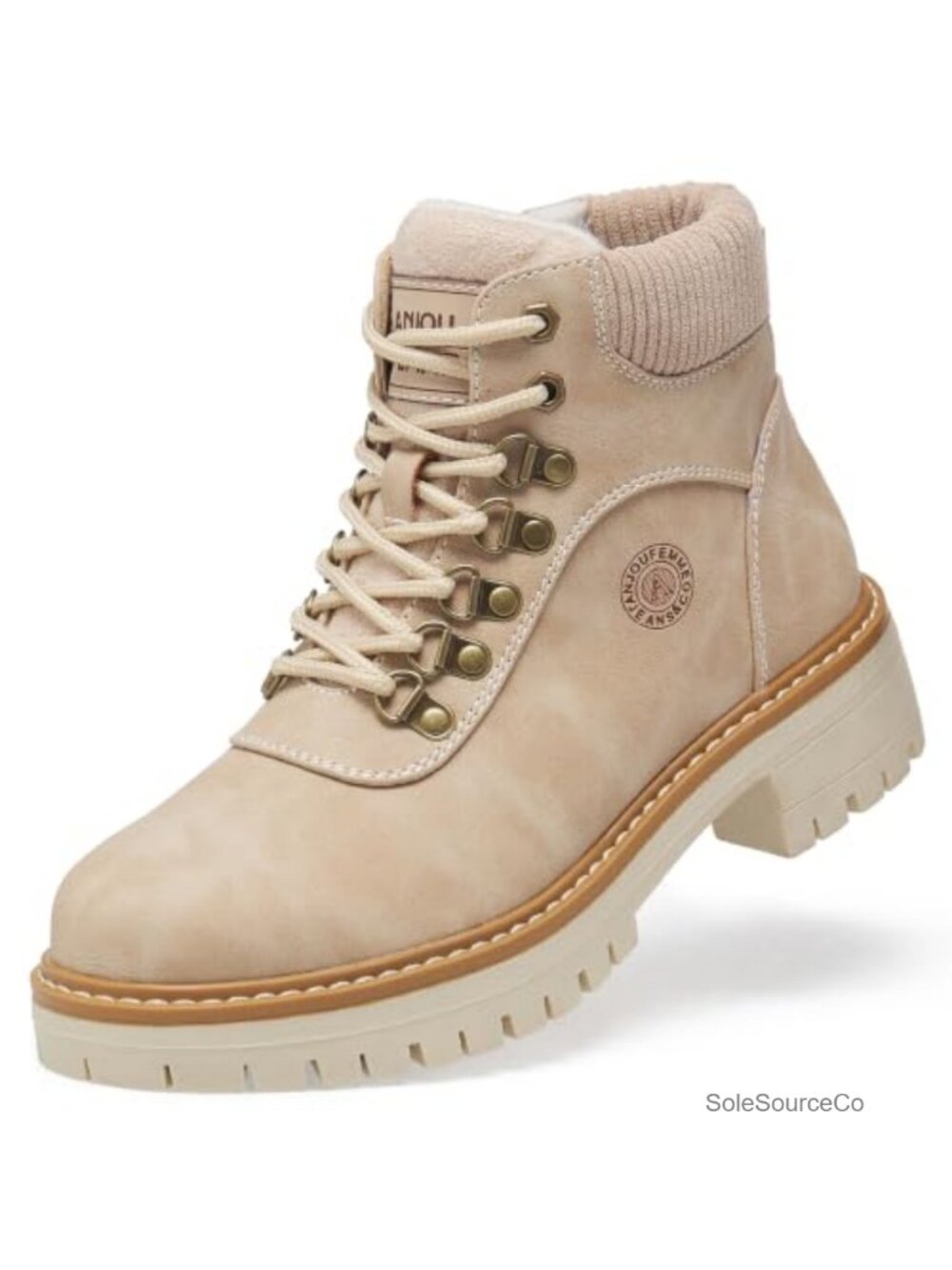 Women's Winter Hiking Boots Faux Fur Lined Waterproof Ankle Casual Snow Trekking